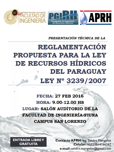 Programa de Recursos hidricos