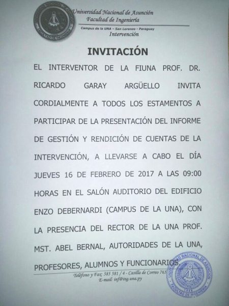 Invitación