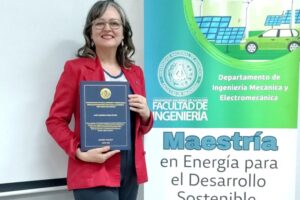 Realizó la defensa de Tesis de Maestría titulada “Análisis Del Impacto Social, Económico Y Ambiental De La Instalación De Industrias Vinculadas A Las Energías Renovables En El Paraguay”