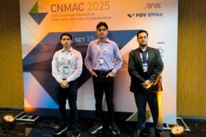Estudiantes de Ingeniería Mecatrónica de la FIUNA en el CNMAC 2025