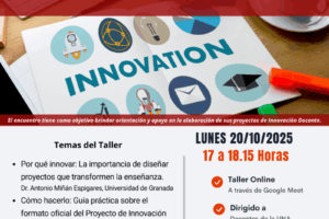 Taller «De la Idea a la Acción: Cómo Presentar Un Proyecto De Innovación Docente»