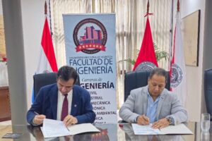 Se realizó la firma del Convenio Marco de Cooperación Interinstitucional entre EV-MOBILITY S.A y la FIUNA