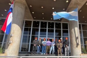 Visita técnica de estudiantes de la FIUNA a la Entidad Binacional Yacyretá y la Obra de Maquinización del Brazo Aña Cuá