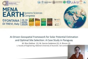 Investigadora de la FIUNA presenta trabajo sobre Inteligencia Artificial y Energía Solar en congreso internacional en Italia