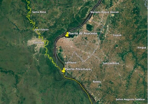Determinación de curva altura-caudal del río Paraguay en Asunción