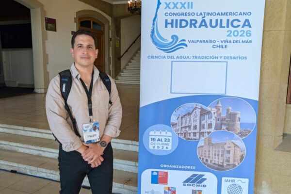 Doctorando de la FIUNA participó del principal congreso de hidráulica de Latinoamérica