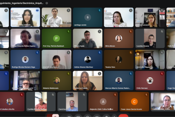 Visita del equipo técnico de la Agencia Nacional de Evaluación y Acreditación de la Educación Superior (ANEAES) en el marco del acompañamiento a Carreras Acreditadas