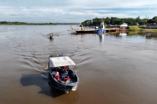 Medición de caudal en el río Py 2026-5